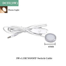 Ultrathin 8mm USB DC5V 3W 10W Dimmable Spotlight Surface Mounted Mini LED Circular Simple Ceiling Light Exhibition Cabinet Lamp