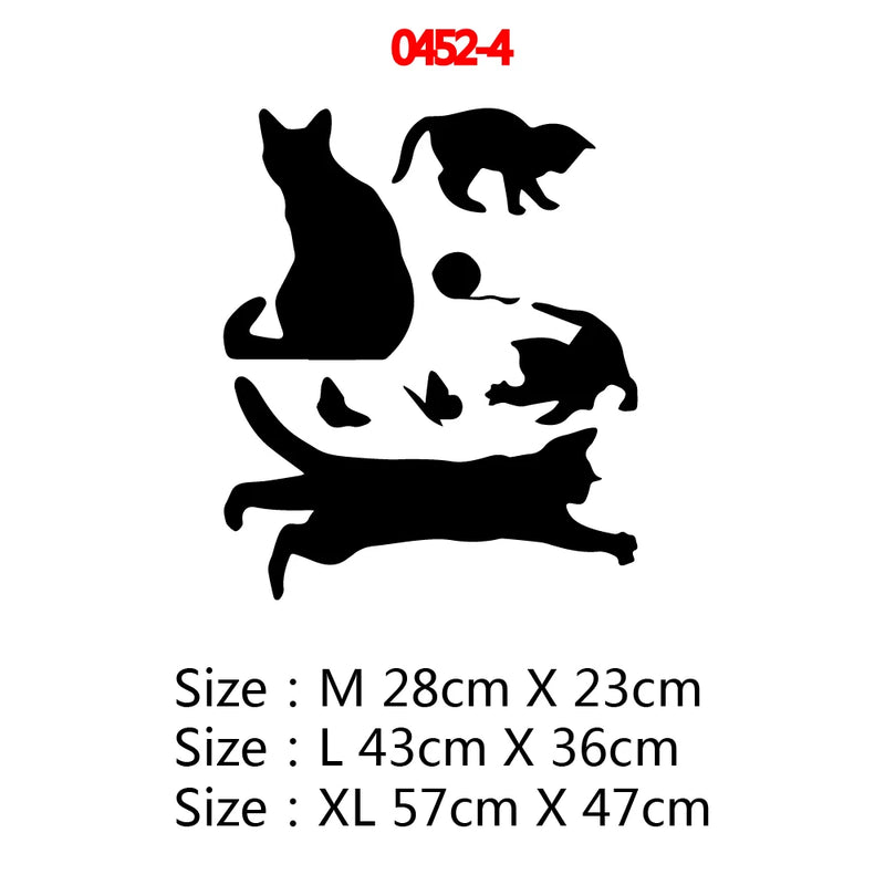 Creative Lazy Black Cat Wall Sticker Home Room Decoration Murals Wall Decals Art Wallpaper Amimals Vinyl Stickers