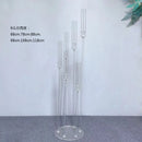 2pcs 4pcs 10pcs Wedding Decoration Centerpiece Candelabra Clear Candle Holder Acrylic Candlesticks for Weddings Event Party