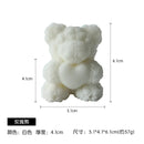 1PC 3D Rose Bear Aromatherapy Candles for Home Decoration Lovely Scented Candles Photography Props Festival Home Decor Ornaments