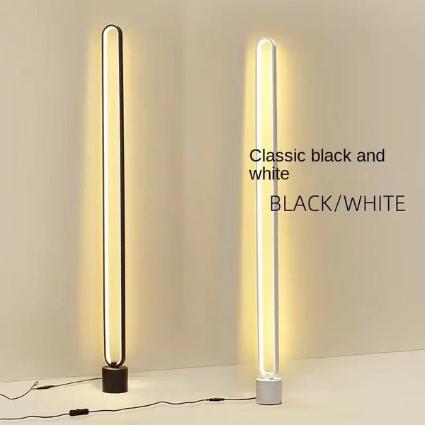 RGB Minimalist Floor Lamp, Living Room, Bedroom, Study, Bedside Lamp, Eye Protection LED Remote Control Dimming Ambient Light