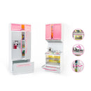Children's Kitchen Toy Set Simulation Mini Kitchenware Refrigerator Model Girls Play House Toy Gift Box
