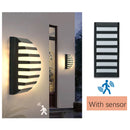 Led Outdoor Wall Light Waterproof IP66 Motion Sensor Led Outdoor Lighting Porch Lights Balcony Garden Lights Outdoor Wall Lamp