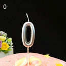 1 2 3 4 5 6 7 8 9 0 Number Birthday Candles Gold Silver Kids Birthday Candles for Cake Party Supplies Decoration Cake Candles