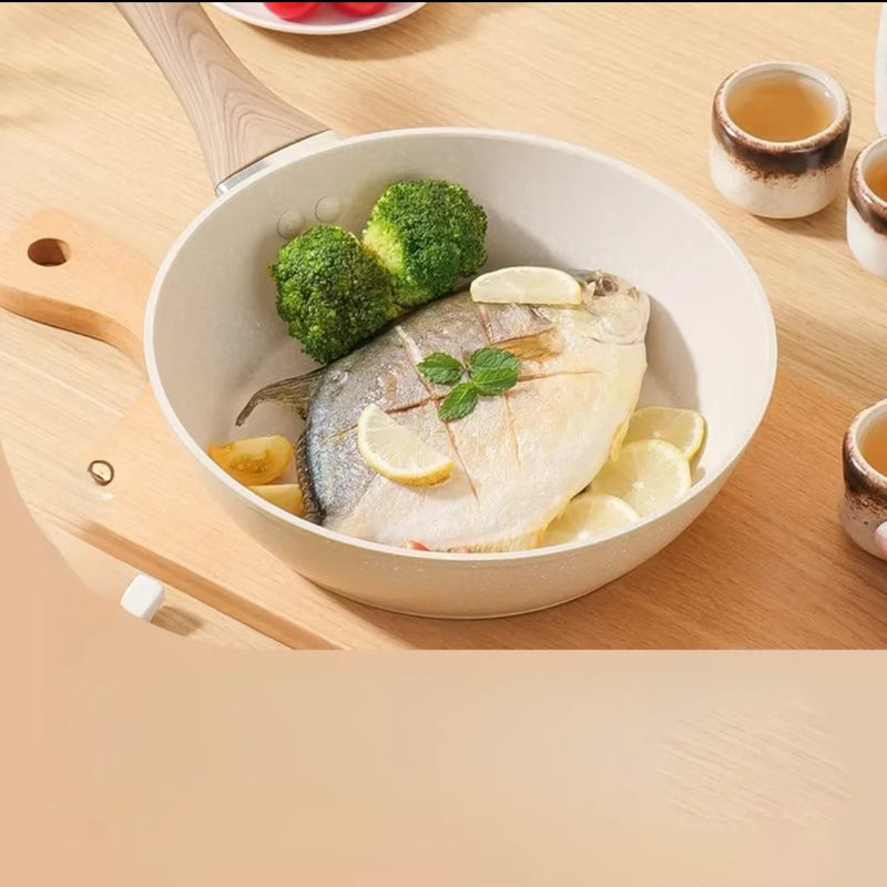 Maifanshi non stick pan frying pan, household frying pan, flat bottomed pan, induction cooker, gas stove, universal