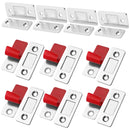 4/2/1Set Strong Magnetic Cabinet Catches Ultra-Thin Door Magnets Stops Invisible Adhesive Drawer Magnet Catch for Kitchen Closer