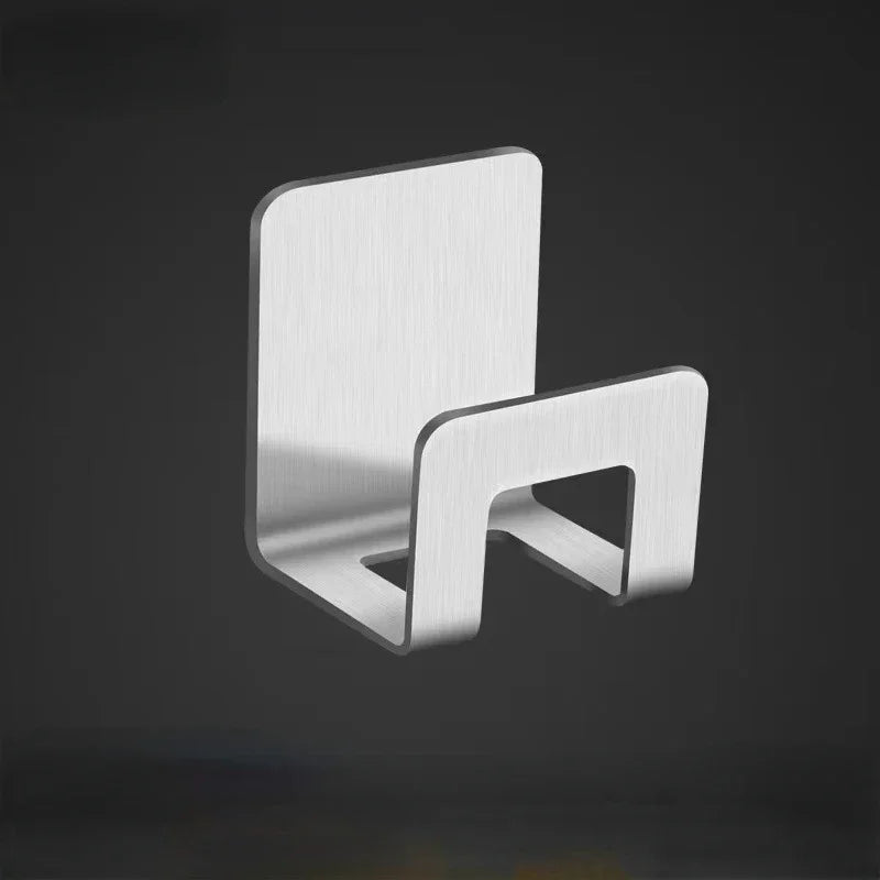 Kitchen Organizer Sponge Holder Soap Drying Rack Self Adhesive Sink Drain Racks Stainless Steel Sink Wall Storage Racks Hooks