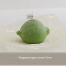 INS Decorative Fragrance Gift Lemon Candle DIY Fragrance Birthday Gift with Hand Gift Imitation Fruit Candle Scented Candles