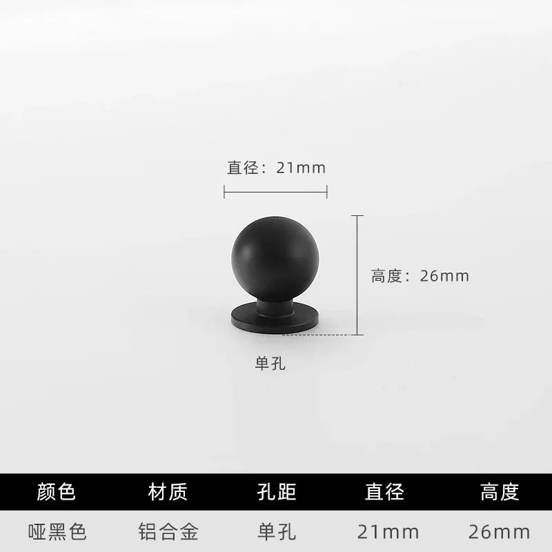 Cabinet Hardware Modern Minimalism Aluminum Alloy Kitchen Cabinet Handles for Bathroom Drawer Pulls Drawer Handles Door Knob