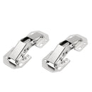 Steel Cabinet Hinges No-Drilling Slot Cabinet Door Bridge Hinges Kitchen Cabinet Cupboard Hinges Furniture Hardware Cushion Hing