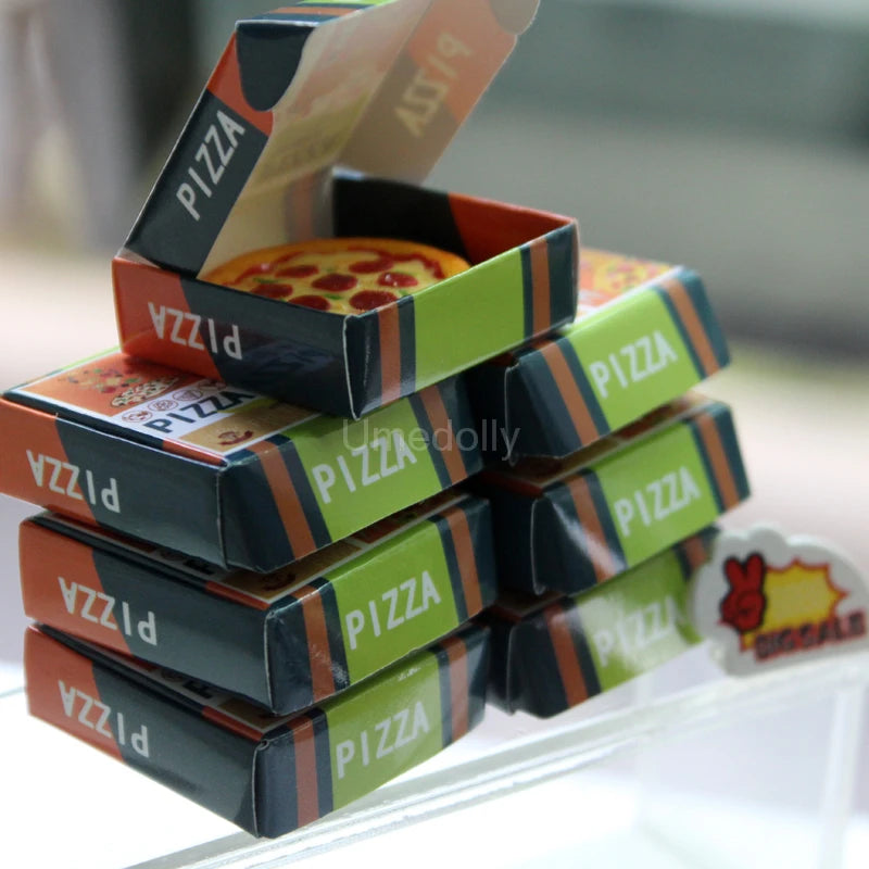 Cute Simulation 1/6 Miniature Dollhouse Cake Pizza Mini Bread Food For BJD Doll Kitchen Toy Accessories