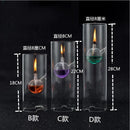 1pc Glass Candle Holders,Glass Lamp Oil Centerpieces for Christmas, Wedding, Home Decor, Parties and Anniversary