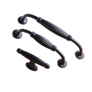 Aluminum Alloy Black Cabinet Handles American Style Solid Kitchen Cupboard Pulls Drawer Knobs Furniture Handle Hardware