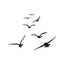 Seabirds Wall Stickers Living Room Bedroom Home Background DIY Decoration Mural Art Decals Carved Wallpaper