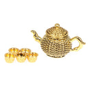 3/5/6pcs 1/12 Dollhouse Miniature Accessories Ceramics Tea Set Model Kitchen Tableware