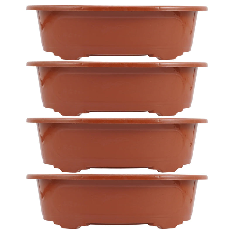 4 Pcs Flower Pots Outdoor Plants Plastic Home Bonsai Indoor Planter Flowerpots Cactus Succulent Planting Household Large