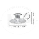 Nordic Candle Holder European Style Candlestick Antique Candlestick Vintage Hand Held Candelabrum Zinc Alloy Retro Pricket