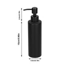 304 Liquid Soap Dispensers Stainless Steel Black Lotion Bottle Slim Soap Dispenser for Bathroom Hand Press Pump Dispenser