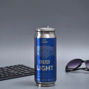 500ML Thermos with Straw Cola Can Termos Para Cafe Beer Bottle 304 Stainless Steel BEER Cold Keeper Drinkware Garrafa Térmica