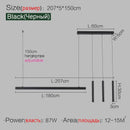 dining room lamp kitchen lights word long restaurant chandelier modern minimalist office lamps Nordic bar island chandeliers