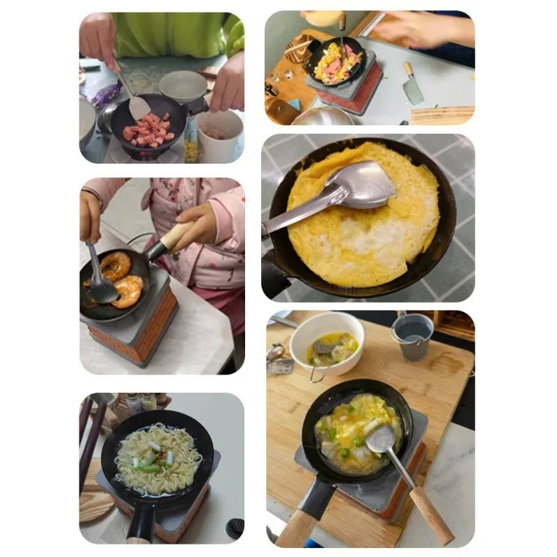 Mini kitchen food toys, real cooking, cooking at home, edible children's toys, kitchen set, simulation toys