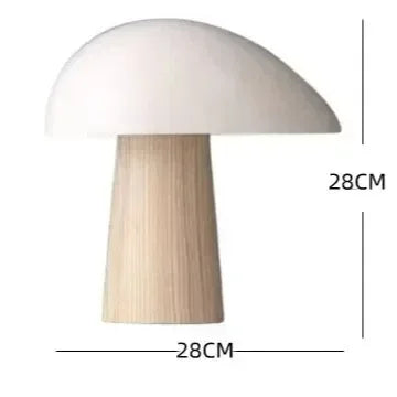 Minimalist Mushroom Table Lamps Bedroom Bedside Lamps Kid's Room Night Light Study Room Hotel Desk Light Living Room LED Light