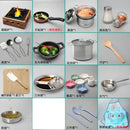 Dollhouse Mini Kitchen Furniture Toys Full Set Models for Doll House Kitchen Furniture Decorative Accessories