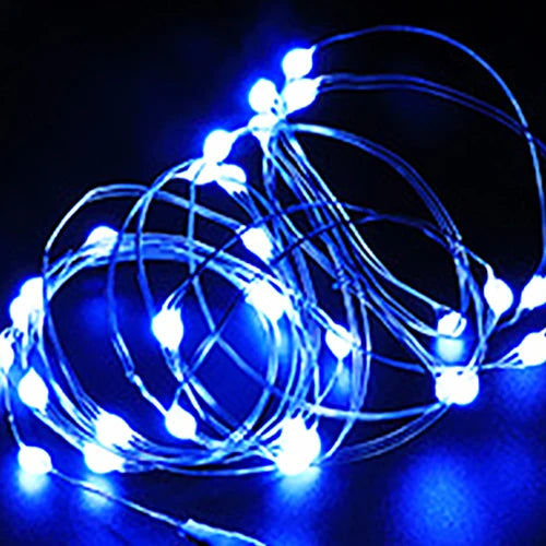 1M 2M 3M 5M LED Copper Wire String Lights Fairy Light Outdoor Garland Wedding Light for Home Christmas Garden Holiday Decoration
