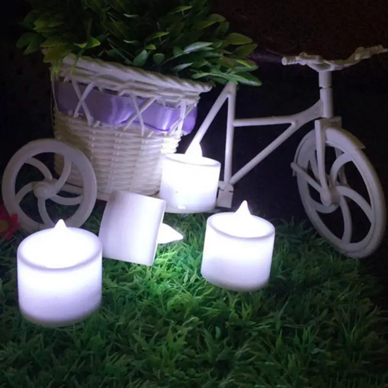 Flameless LED Candle Light Battery Powered Candles Tea Lights Lamp Wedding Birthday Party Decorations Romantic Lights