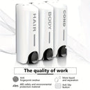 1/2/3Heads Manual Soap Dispenser Wall Mounted Hotel Shampoo Box Bath Box 400ML Soap Bottle Wall Hanger Press Dispenser Home