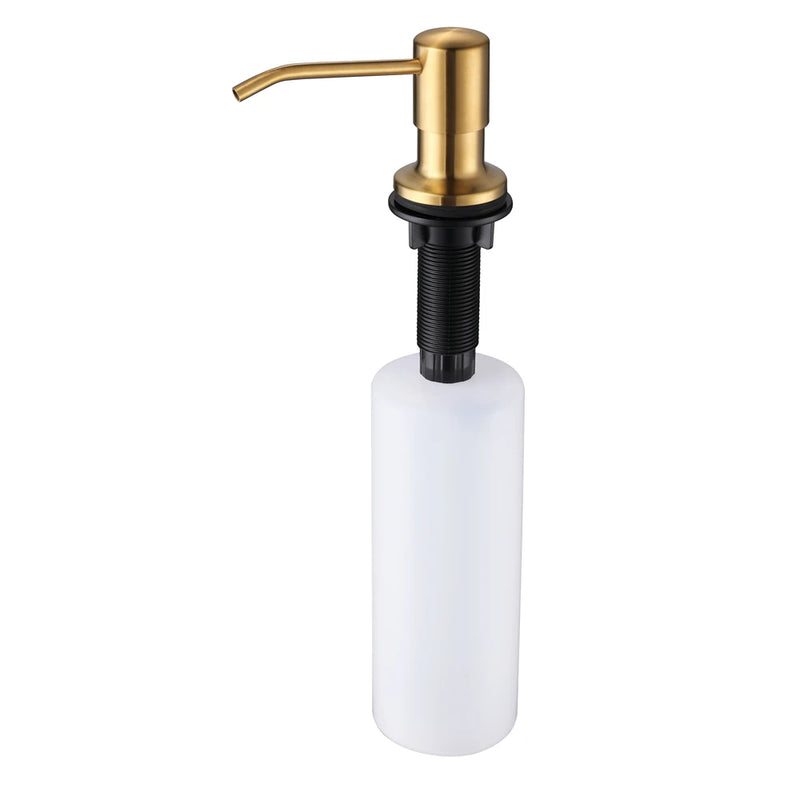 8 Colors Countertop Stainless Steel Kitchen Sink Brushed Gold Liquid Soap Dispenser Large Capacity Liquid Detergent Pump Bottle