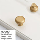 Aluminum Gold Furniture Handle Solid Cabinet Pulls Drawer Knobs Kitchen Door Cupboard Handle Pulls Modern Furniture Hardware