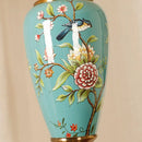 Ceramic Floor Lamp Home Decoration Sofas Stand Light European Retro Table Lamp Living Room Floor Lamp Bedroom Bedside