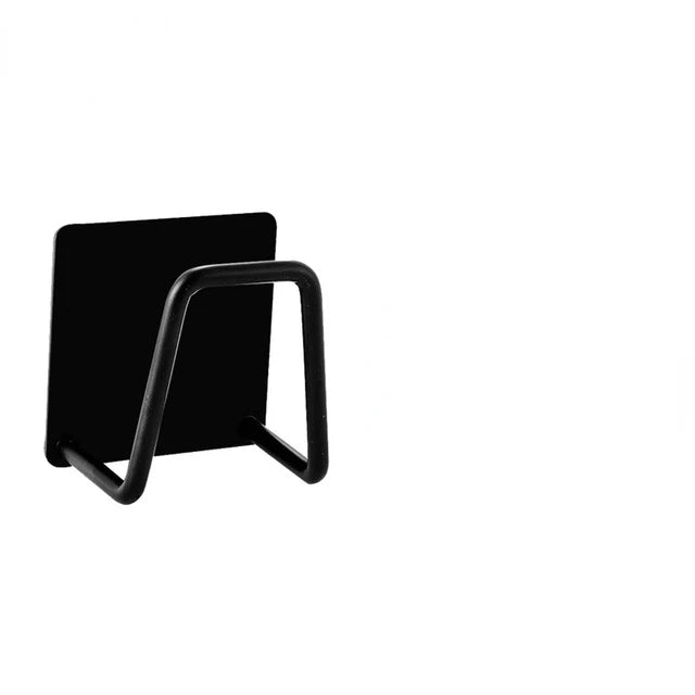 Stainless Steel Sink Tray Drainer Rack Kitchen Sink Sponge Holders Self Adhesive Hook Storage Holder Kitchen Wire Rag Organizer