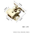 4pcs Push Open Catch Door Latch Kitchen Cabinet Touch Release Drawer Cupboard Lock Latches Bolts Self Locking Door Suction Home