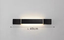 Modern Minimalism Design Wall Lamps Nordic Aluminum Long Rotatable Led Lights Indoor Living Room Restaurant Bedroom Home Fixture