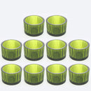 Pack of 10 Glass Small Tea Light Candle Holder for Table Decor,Home Decor,Church Housewarming Gifts Candle Holder Purple