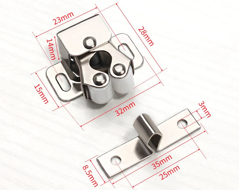 Magnet Cabinet Catches Door Stop Closer Stoppers Damper Buffer for Wardrobe Hardware Furniture Fittings Accessories Drawers