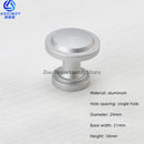 Space Aluminum Single Hole Handle Modern Wardrobe Drawer Round Knob Silver/black/gold Kitchen Cabinet Furniture Small Handle