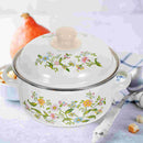 3 Pcs Cooking Utensils Enamel Pot Cooker Pots Deep Stockpot Soup Chinese Stew with Handle