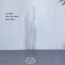 2pcs 4pcs 10pcs Wedding Decoration Centerpiece Candelabra Clear Candle Holder Acrylic Candlesticks for Weddings Event Party