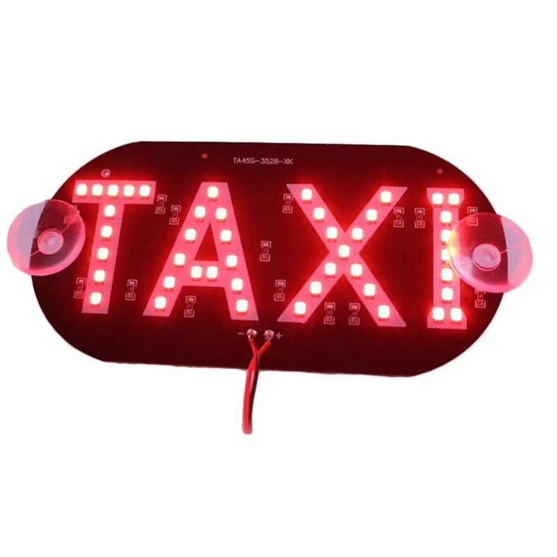Taxi Cab Windscreen Windshield Sign LED Light Car High Brightness Lamp Bulb