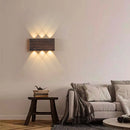 LED Wall Sconces Modern RGB Outdoor Lamp, White Up Down Wall Mount Lights for Living Room Hallway Bedroom Decor
