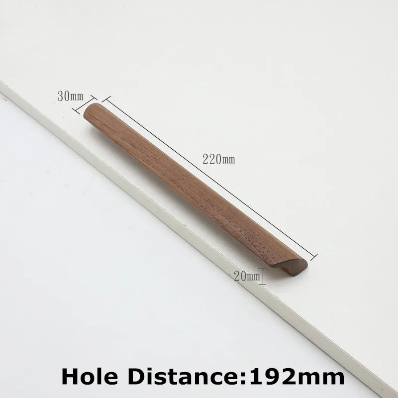 1pc Log Style Kitchen Cabinet Handle Drawer Solid Wood Furniture Wooden Door Drawer Knobs Cupboard Handles for Furniture