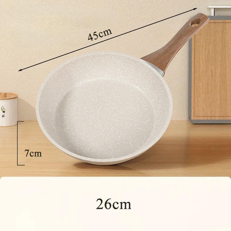 Maifanshi non stick pan frying pan, household frying pan, flat bottomed pan, induction cooker, gas stove, universal