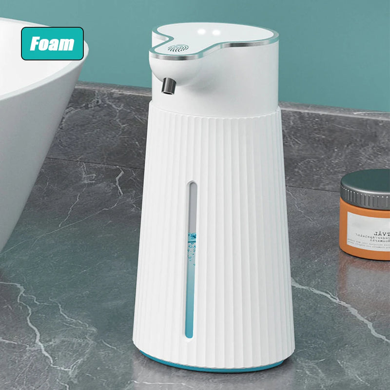 400ML Automatic Liquid Soap Machine Intelligent Charging Foaming Dispenser Wall Mounted Touchless Sensor for Bathroom School