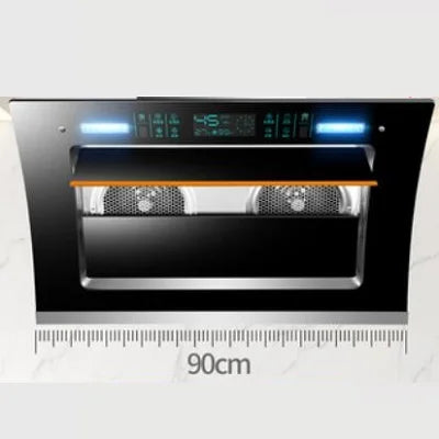 Household Multi-function Kitchen Range Hood Large Suction Double Motor Side Suction Small Rental Range Hood