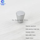 Space Aluminum Single Hole Handle Modern Wardrobe Drawer Round Knob Silver/black/gold Kitchen Cabinet Furniture Small Handle