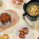 Reusable Air Fryer Silicone Tray Mold For Easy Cleaning Suitable For Round Pizza Grill Pan Mats Air Fryer Baking Accessories