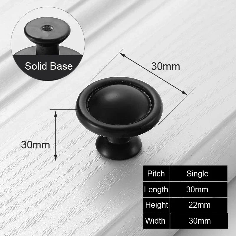 Black Handles Furniture Cabinet Knobs Muebles Handle Kitchen Handles Drawer Knobs Cabinet Pulls Cupboard Handles Knobs